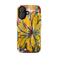Abstract Floral Tough Cases - Original Unique Sentiments Design