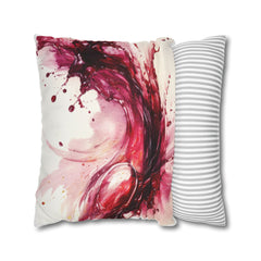 Vineyard Abstracts Wine Spill Decorative Pillowcase