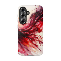 Wine Spill Abstract Art Case — Artistic Phone Case for Wine Lovers