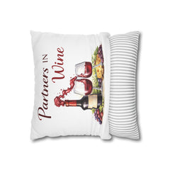 Partners in Wine Decorative Pillow - Wine & Cozy Collection