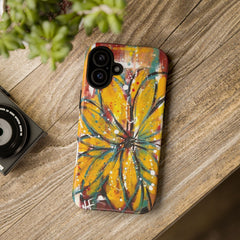Abstract Floral Tough Cases - Original Unique Sentiments Design