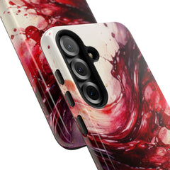 Wine Spill Abstract Art Case — Artistic Phone Case for Wine Lovers
