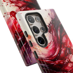 Wine Spill Abstract Art Case — Artistic Phone Case for Wine Lovers