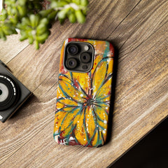 Abstract Floral Tough Cases - Original Unique Sentiments Design