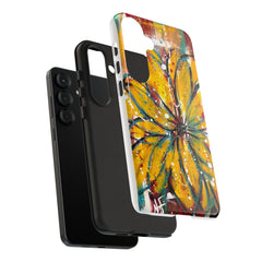 Abstract Floral Tough Cases - Original Unique Sentiments Design