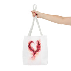 Wine-Inspired Abstract Tote Bag — Artistic Vineyard Print