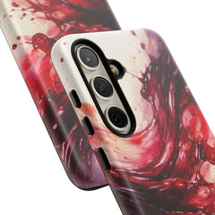 Wine Spill Abstract Art Case — Artistic Phone Case for Wine Lovers