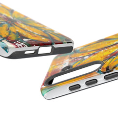 Abstract Floral Tough Cases - Original Unique Sentiments Design