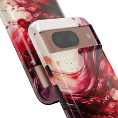 Wine Spill Abstract Art Case — Artistic Phone Case for Wine Lovers