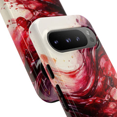 Wine Spill Abstract Art Case — Artistic Phone Case for Wine Lovers