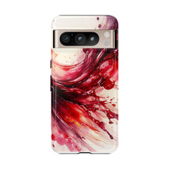 Wine Spill Abstract Art Case — Artistic Phone Case for Wine Lovers