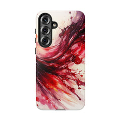 Wine Spill Abstract Art Case — Artistic Phone Case for Wine Lovers