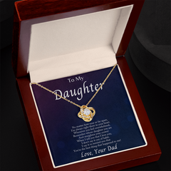 Im Always With You - Love Knot Necklacec