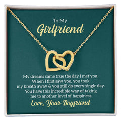 Girlfriend Interlocking Hearts Necklace