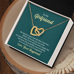 Girlfriend Interlocking Hearts Necklace