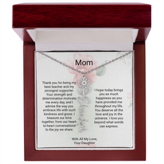 Customizable Name & Birth Flower Necklace