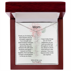 Customizable Name & Birth Flower Necklace