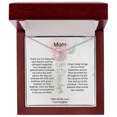 Customizable Name & Birth Flower Necklace
