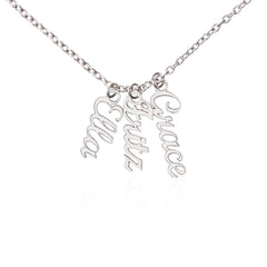 Customizable Multi-name necklace