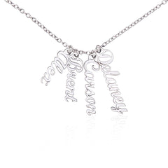 Customizable Multi-name necklace