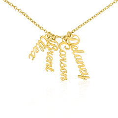 Customizable Multi-name necklace