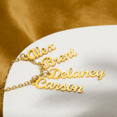 Customizable Multi-name necklace