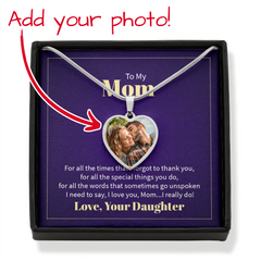 Personalized Heart Pendant Keepsake