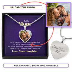 Personalized Heart Pendant Keepsake